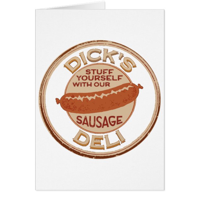 Korv Hälsningskort (Framsidan)