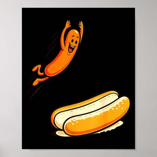 Korv högt dopp Korv högt dopp  Poster (Framsidan)