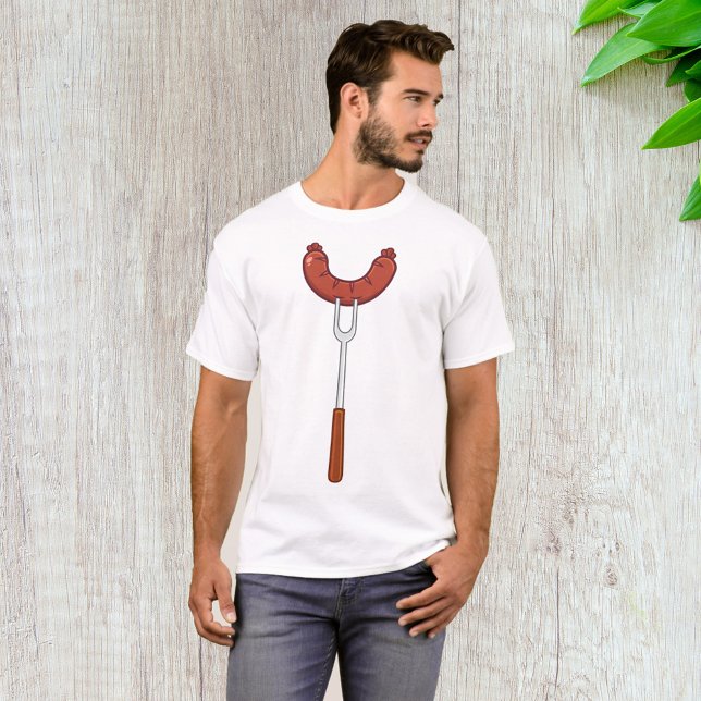 Korv på en gaffel t shirt (Skapare uppladdad)