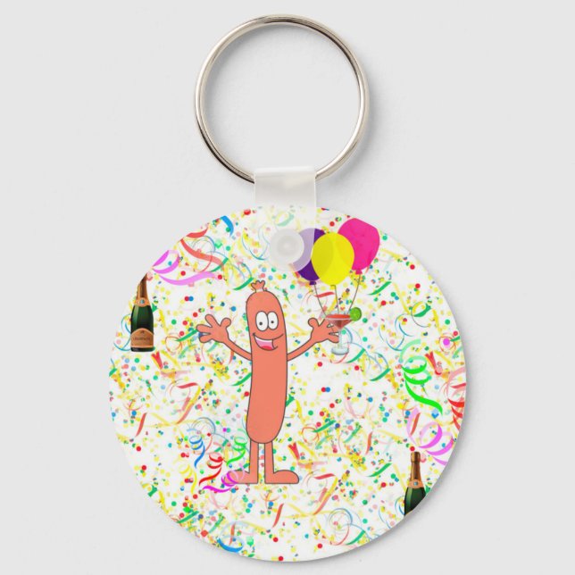 korv party nyckelring (Framsida)