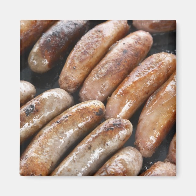 Korvar på grill magnet (Framsidan)