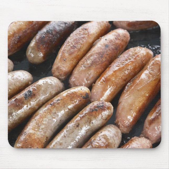Korvar på grill musmatta (Framsidan)