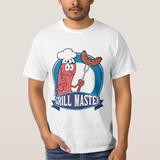 Korven grillar ledar- t-shirt (Framsida)