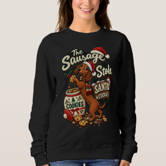 Korven Stjäl Tomtens Kakor Dachshund Jul T Shirt
