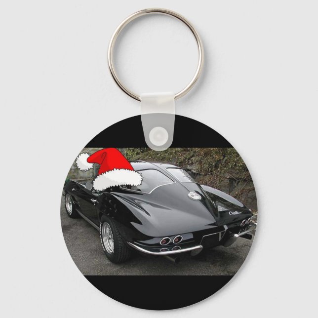 Korvette Black Split Window/Jul Nyckelring (Framsida)