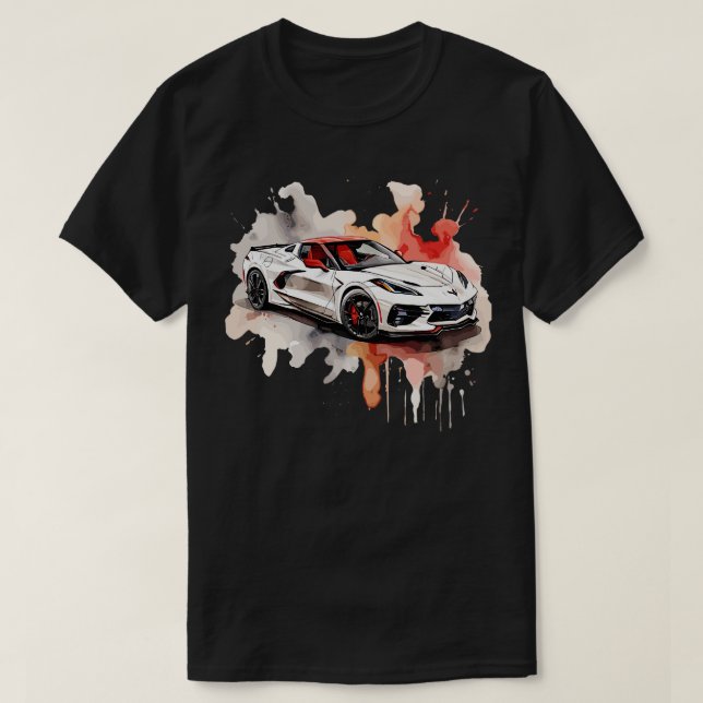 Korvette C8 T Shirt (Design framsida)