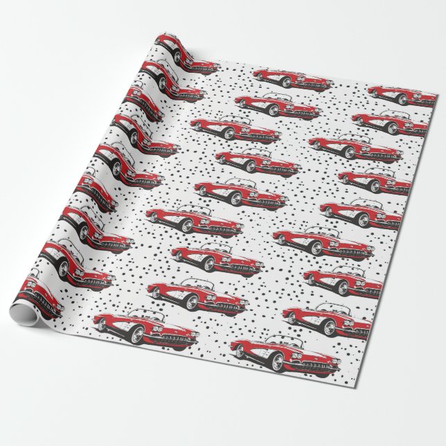 Korvette Wrapping Papper Presentpapper (Utrullad)