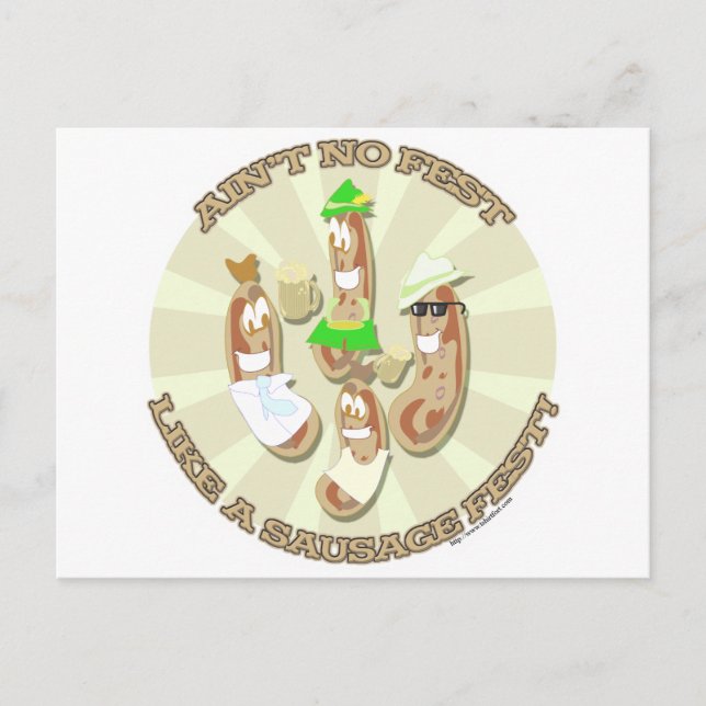 Korvfärd! Vykort (Framsida)