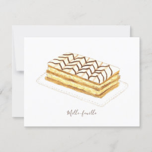 Korvfärgen Mille-feuille Kort
