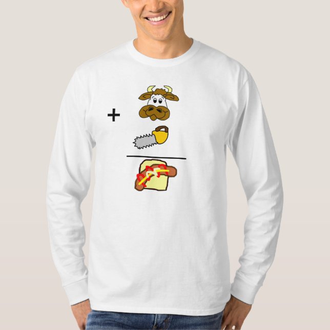 Korvlikställandelångärmad Tee (Framsida)