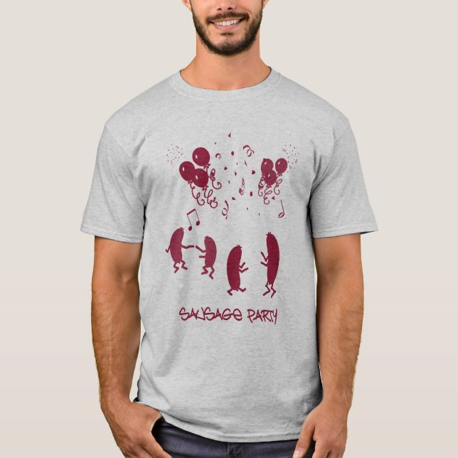 Korvparty T-shirt (Framsida)