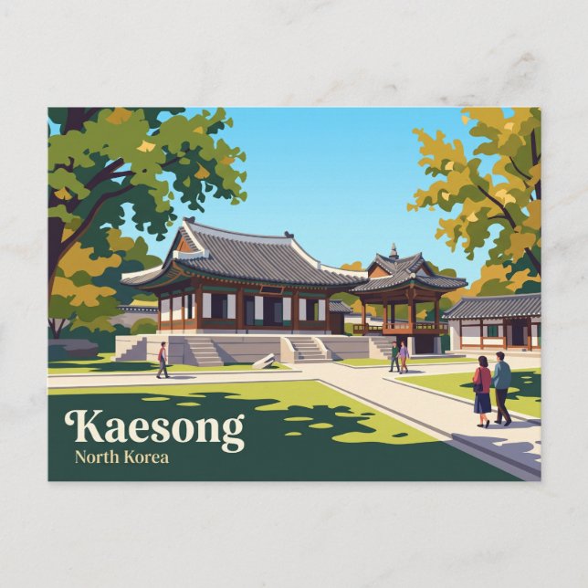 Koryo Museum Nordkorea Vykort (Framsida)
