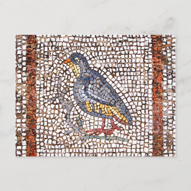 Kos Bird Mosaic-vykort Vykort (Framsida)