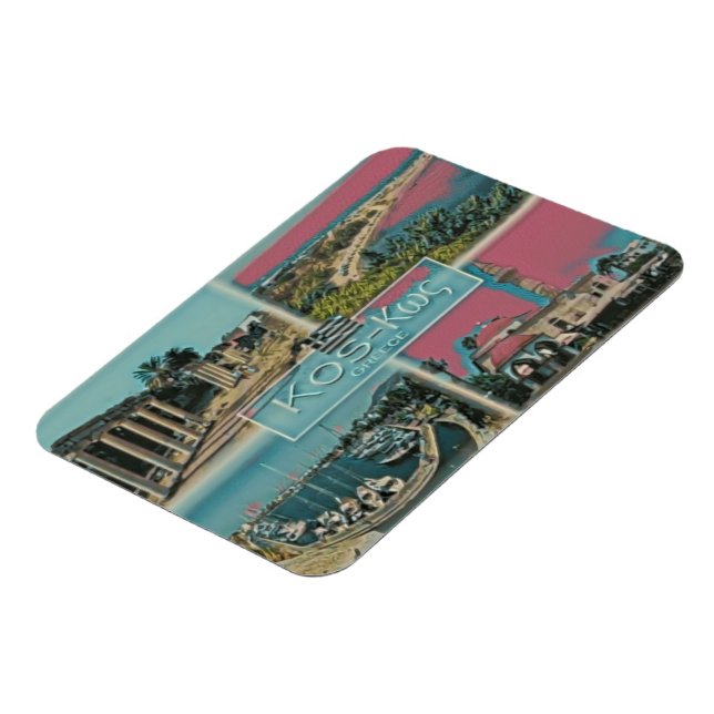 Kos - Grekland - Mosaic - Magnet (Vänstra Sidan)