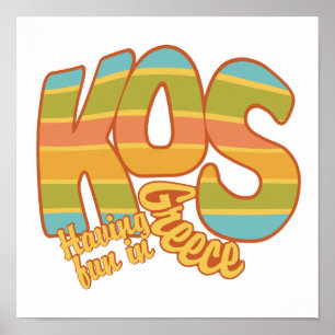 KOS Greklands anpassningsbar poster