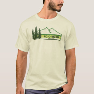 Kosciuszko National Park Gröna Ränder T Shirt