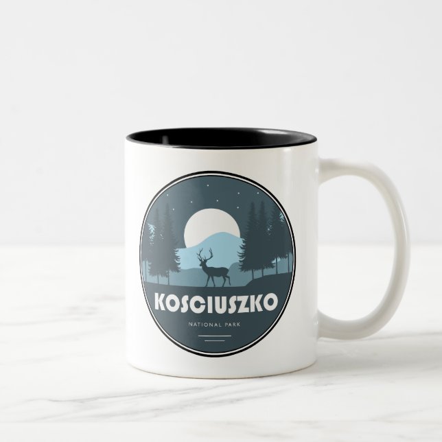 Kosciuszko National Park rådjur Två-Tonad Mugg (Höger)