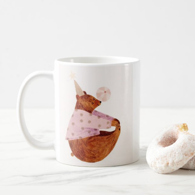 Koselig Björn Whimsical Mugg (Med munk)
