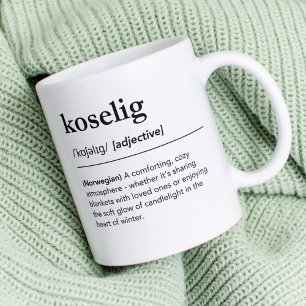 Koselig Definition Norska Ord Dictionary Kaffemugg