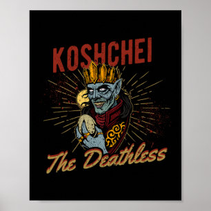 Koshchei Den Odödliga Förfäderskap Paganism Ukrain Poster