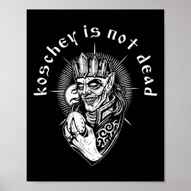 Koshchei den Odödlige Förfäderskap Paganism Ukrain Poster (Framsidan)