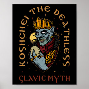 Koshchei Odödlig Förfädersreligion Ukraina Myto Poster