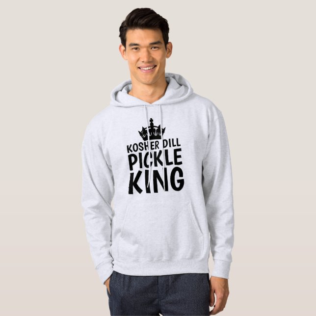 KOSHER DILL PICKLE KUNG T-shirts & hoodies Hoodie (Hel framsida)