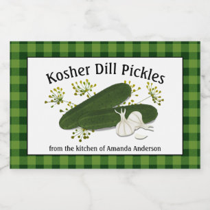 Kosher-dill Pickles Pput H-livsmedelsmärkning Mat Etiketter