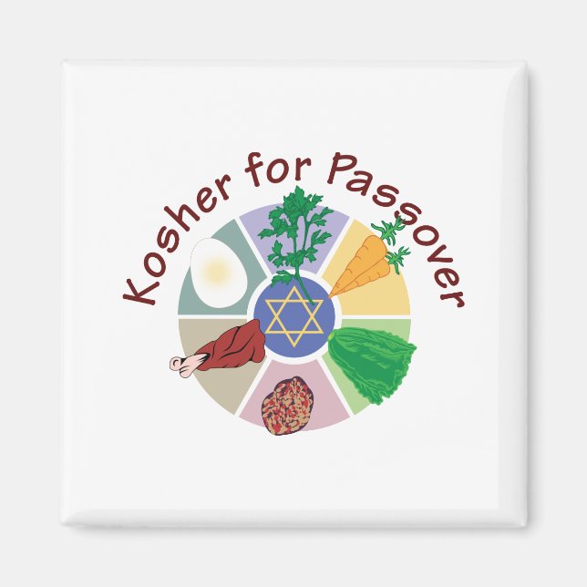 Kosher for Passover Magnet (Framsidan)
