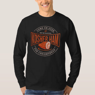 Kosher Ham för Noveltyn Chrismukah Hanukkah T Shirt