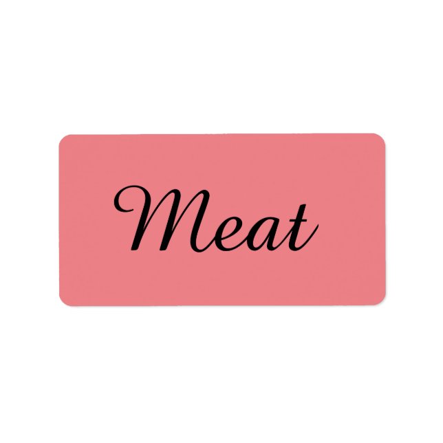 Kosher Kök Etiketter Märk Kött Fleishig Fleish Adressetikett (Framsidan)