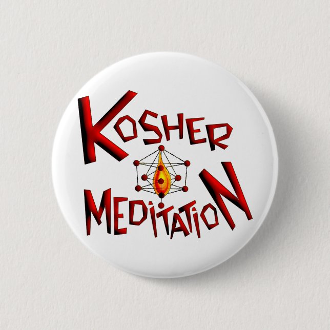Kosher meditation knapp (Framsida)