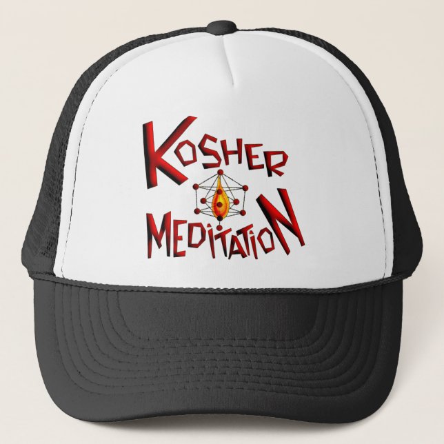 Kosher meditation truckerkeps (Framsida)