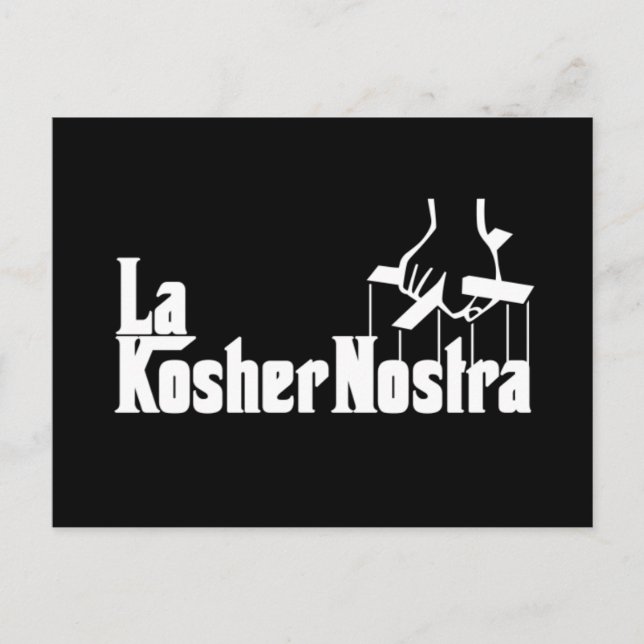 Kosher Nostra Vykort (Framsida)