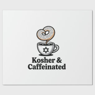 Kosher och koffeinfri judisk kaffe Hanukah Presentpapper