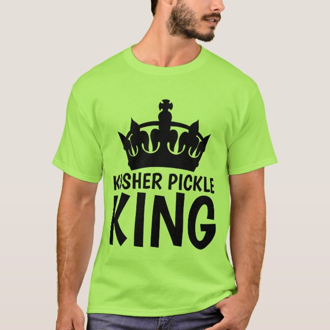 KOSHER PICKLE KUNG T-shirts (Framsida)