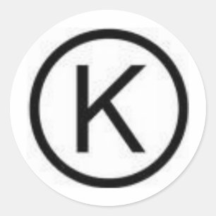 KOSHER RUNT KLISTERMÄRKE