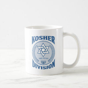 Kosher uppdelning kaffemugg