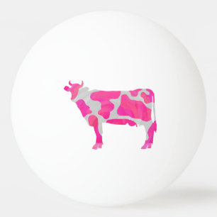 Koshock rosa- och vitSilhouette Pingisboll