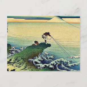 Koshu kajikazawa av Katsushika, Hokusai Ukiyoe Vykort