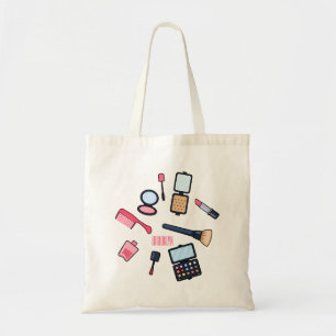 Kosmetik / smink serieillustration tygkasse