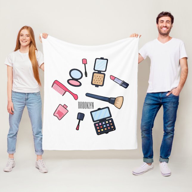 Kosmetik/tecknad för konfektion fleecefilt (På plats)