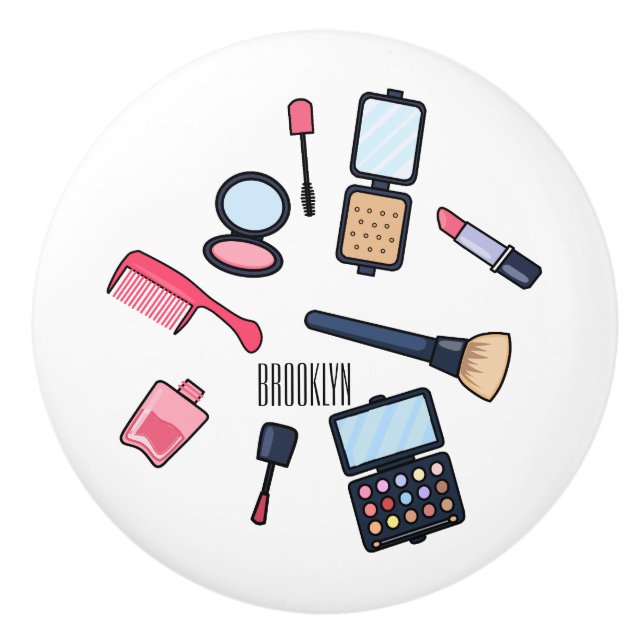 Kosmetik/tecknad för konfektion knopp (Framsidan)