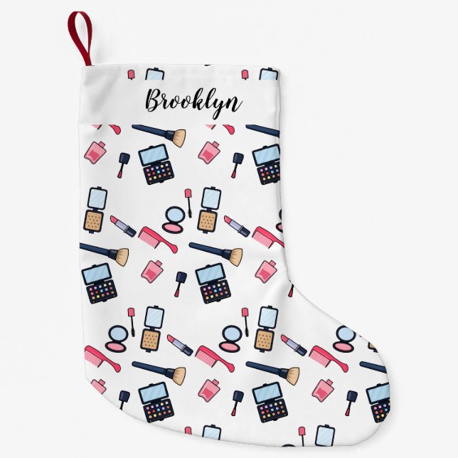 Kosmetik/tecknad för konfektion liten julstrumpa (Framsidan)