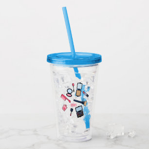 Kosmetik/tecknad för konfektion take away mugg