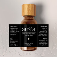 Kosmetisk 1 OZ/30 ml vattentät dropper Flaska-etik