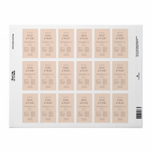 Kosmetiska oljeetiketter/Dropper flaska med Qrcode Adressetikett