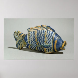 Kosmetiskt fartyg i form av fisk poster
