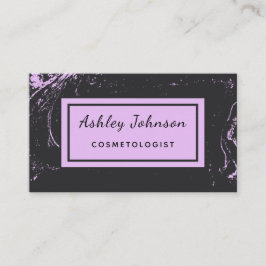 Kosmetolog Esthetician Modern Chic Feminine Visitkort