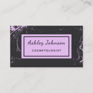 Kosmetolog Esthetician Modern Chic Feminine Visitkort